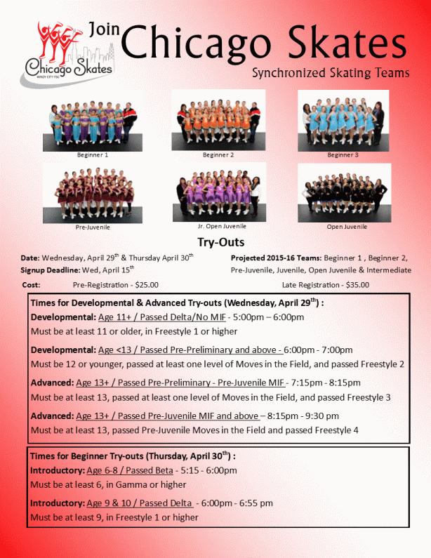 2015 Tryouts Flyer